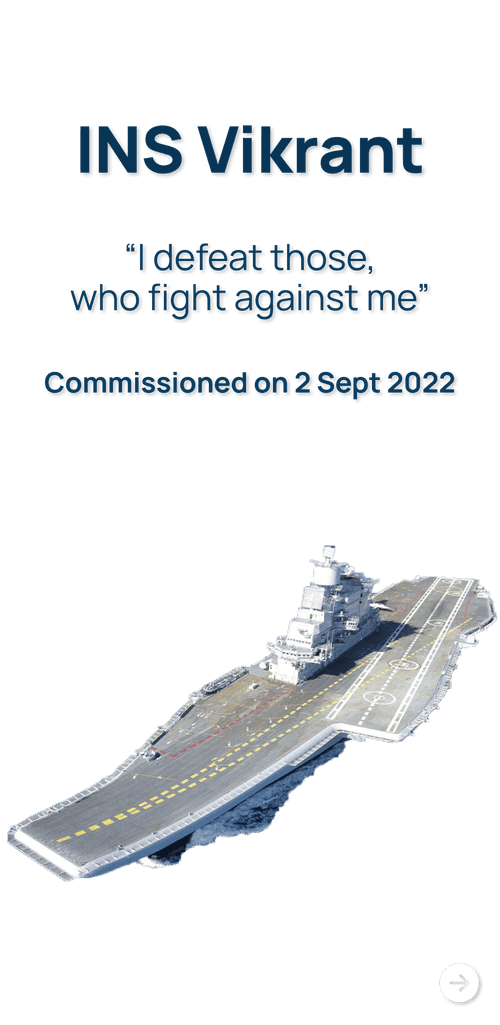 INS Vikrant - "I defeat those, who fight against me"