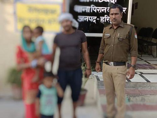 Hard work of Kaliar police paid off, lost child found his family members back