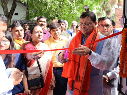 CM Dhami inaugurated the dispensaries under the Employees' State Insurance Scheme through virtual medium