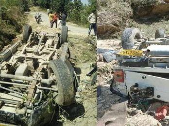 Vehicle fell in 100 meters deep gorge, uncle and niece died in accident