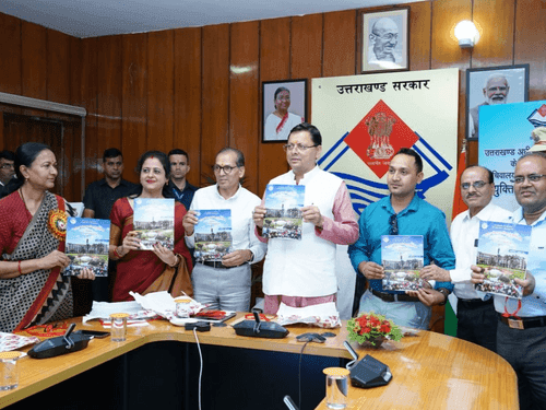 CM Dhami released the annual magazine Sankalp