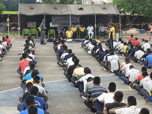 Image for SDRF gave information about disaster management to Khatima NCC cadets