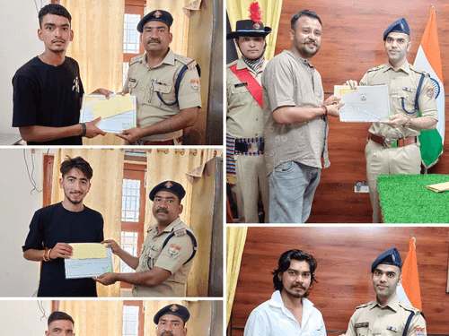 People who helped those injured in road accidents were honored