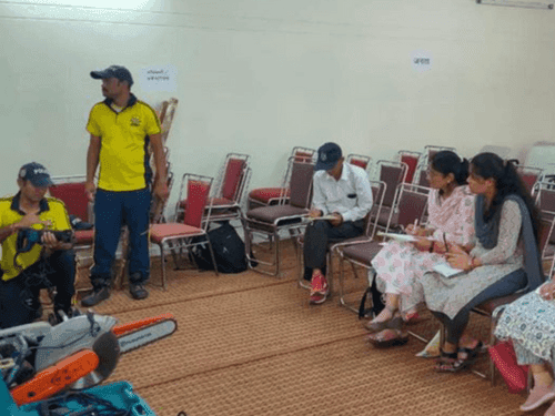 Information related to disaster management given by SDRF