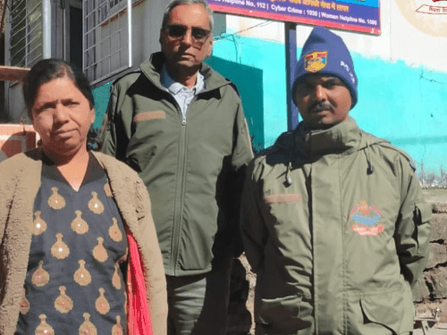 Rudraprayag Police reunites a couple who got separated during the journey on the Kedarnath Dham foot route