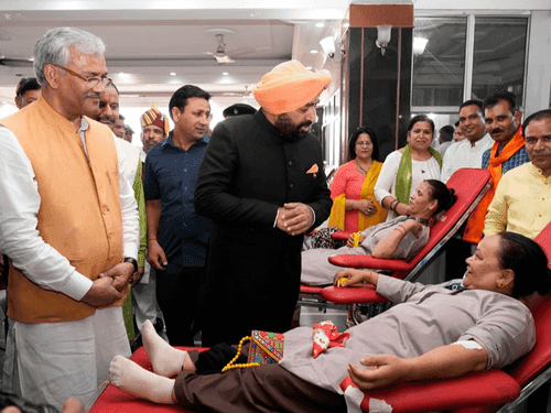 Governor Gurmit Singh inaugurated 'Mega Blood Donation Camp'