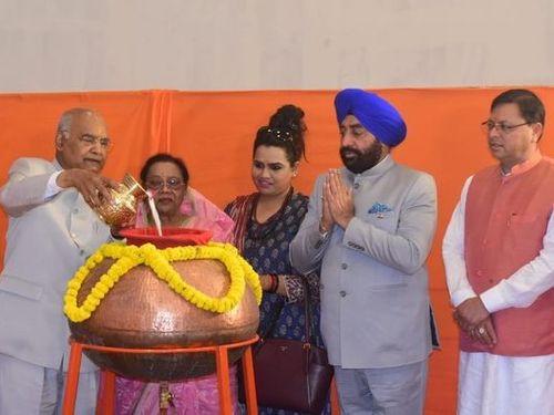 President Shri Ramnath Kovind addressing the Silver Jubilee Celebration of Divya Prem Seva Mission at Haridwar Yesterday
