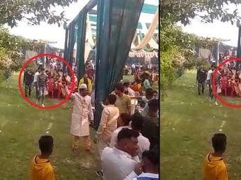 Video of groom firing with gun in hand went viral