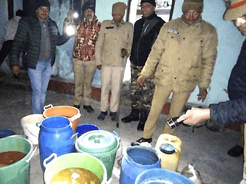 Chamoli Police action continues against illegal liquor traders