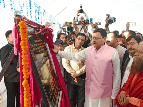 CM Dhami inaugurates 'The Beatles and the Ganga' festival in Pauri