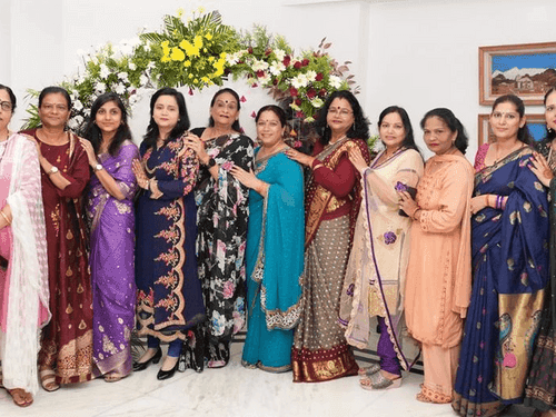 First Lady Mrs. Gurmeet Kaur collectively celebrated the festival of Karva Chauth at Raj Bhavan
