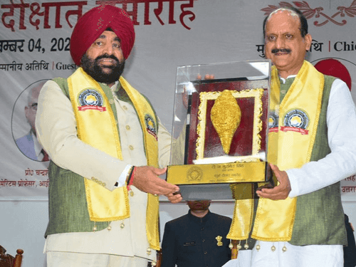 Governor Gurmit Singh participated in the fourth convocation of NIT, Srinagar