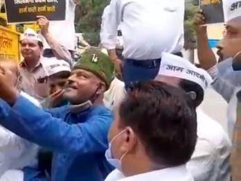 Ajay Kothiyal, the face of Chief Minister from AAP party is going viral on social media.