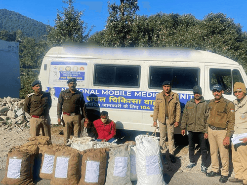 Smuggler arrested with more than 02 quintals,18 kg of marijuana