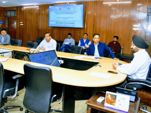Chief Secretary took a meeting regarding solid waste management in local bodies