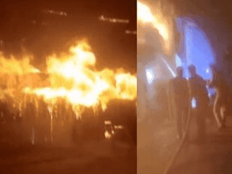 Fire breaks out in wooden dhaba, goods worth lakhs burnt to ashes