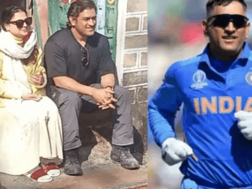Mahendra Singh Dhoni came to Uttarakhand with family