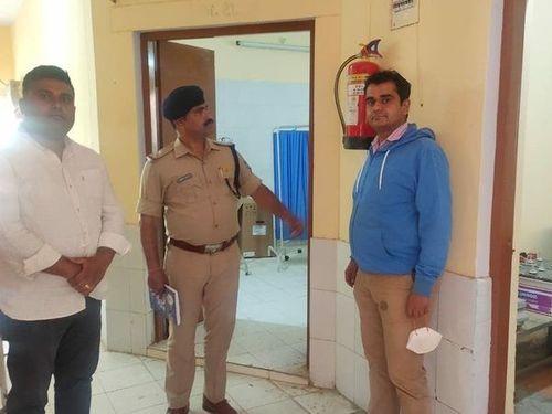 Inspection of fire safety / awareness campaign being run in Janpad Bageshwar