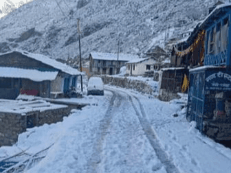 Snowfall occurred in Yamunotri and Niti Valley, beautiful view seen after snowfall