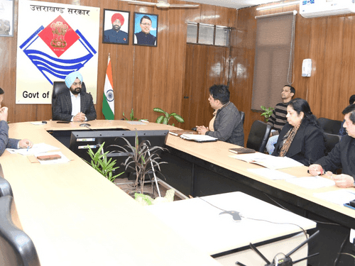 Chief Secretary Dr. S. S. Sandhu reviews progress of works under Solid Waste Management System