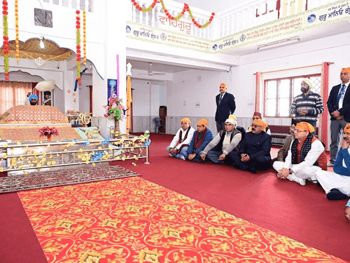 CM Dhami paid obeisance at Tila Sahib Gurdwara in New Tehri