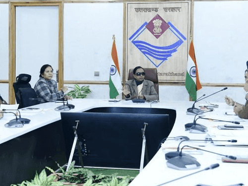 Additional Chief Secretary Smt. Radha Raturi took review meeting of Home Department