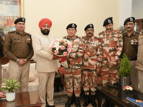 Cabinet Minister Premchand Aggarwal and Cabinet Minister Ganesh Joshi met the Governor