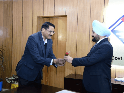 Chief Secretary Dr. S.S. Sandhu congratulated all the officers and employees for the New Year
