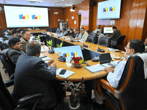 CM Dhami held a review meeting of the transport department in the secretariat