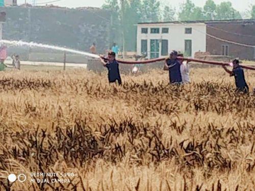 Fire Service Uttarakhand Police saved thousands of acres of crop from burning