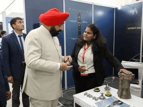 Governor Gurmit Singh participated in DEFSAT 2024 program
