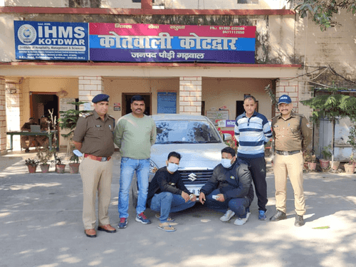 02 drug smugglers arrested from Kotdwar area with 40.10 grams of illegal smack