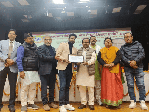 Health Minister Dr. Dhan Singh Rawat distributed appointment letters at Government Medical College, Srinagar