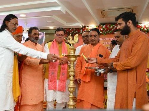 CM Dhami inaugurated the newly constructed building of Naklank Dham in Haridwar