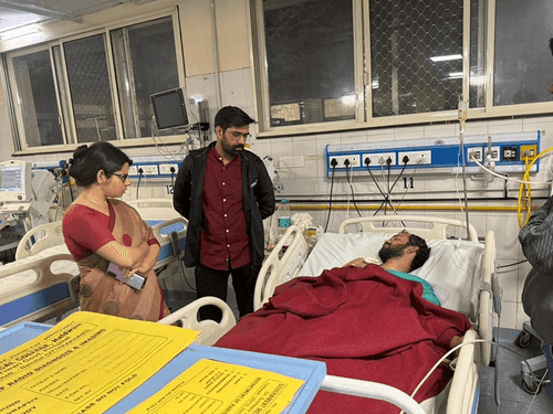 DM Nainital Vandana Singh inquired about the well-being of the people seriously injured during the violence