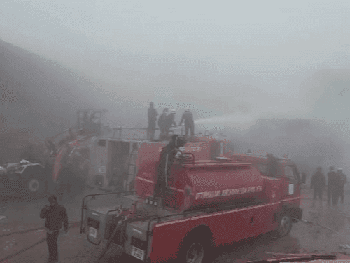 Massive fire broke out in the warehouse of paper mill factory, loss worth crores