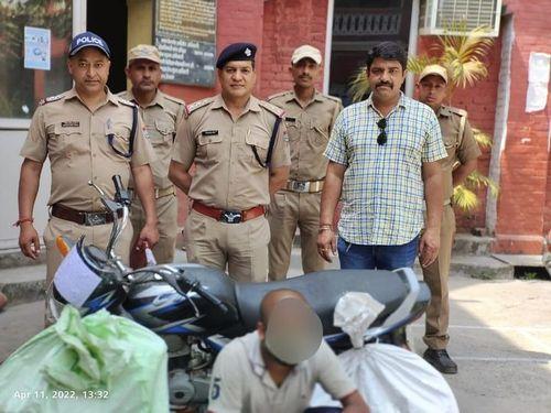 Accused arrested with stolen bike from Jwalapur