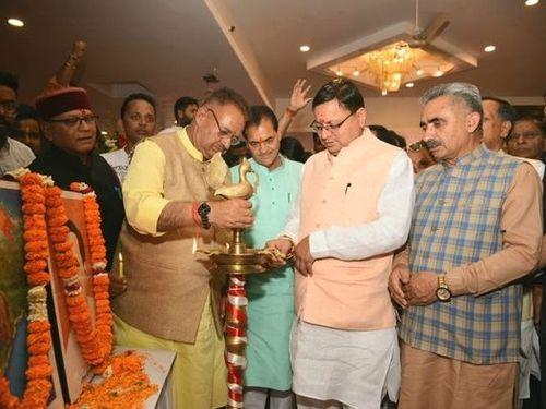 CM Dhami participated in the congratulation ceremony of Rajpur assembly constituency