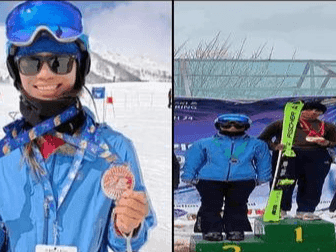Great performance of Pithoragarh's daughter in Skiing National Championship