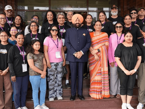 Awareness program related to breast cancer was organized in Raj Bhavan Auditorium