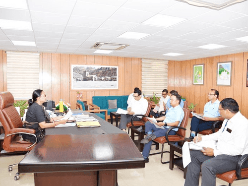 Member of National Highways Authority of India met Chief Secretary