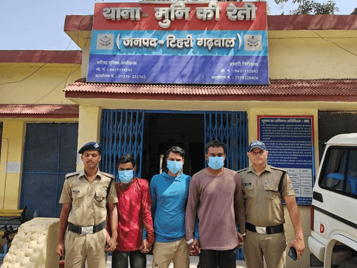 टिहरी गढ़वाल पुलिस का अपराध पर प्रहार जारी