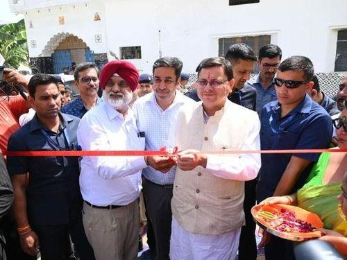 CM Dhami participated in the program organized in Kashipur Primary School, Banskheda