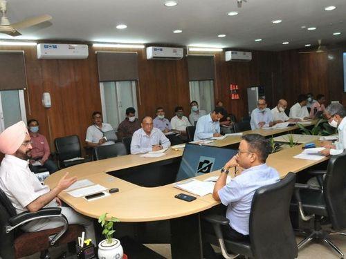 Chief Secretary Dr. S. S. Sandhu reviewed the progress of Kedarnath reconstruction works