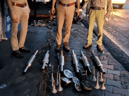 Strict action taken for violating traffic rules