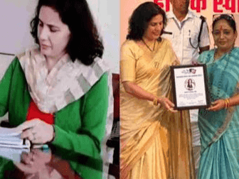 Chaynika Shah Bisht of Ranikhet received the Uttarakhand Gaurav Ratna Award