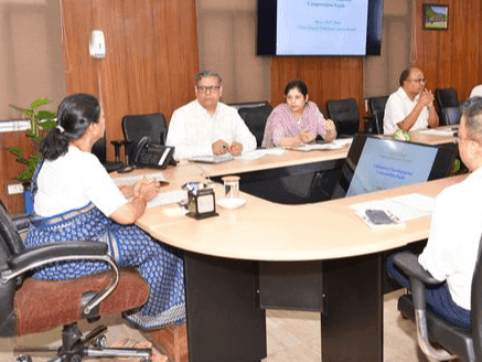 Chief Secretary Mrs. Radha Raturi participated in the 9th Governing Council meeting