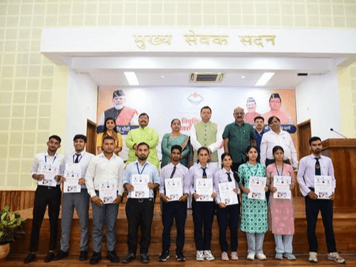 CM Dhami provided appointment letters to 212 candidates