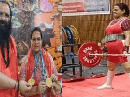 Haridwar teacher Rachna Goswami won gold medal in power lifting