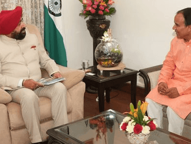 Education Minister Dr. Dhan Singh Rawat met Governor Gurmit Singh